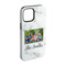 Family Photo and Name iPhone 15 Tough Case -  Angle