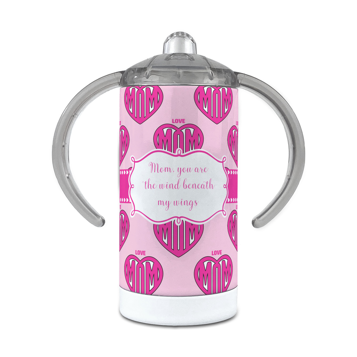 Custom/Personalized 12oz Kids Sippy Cup Stainless Steel Spill