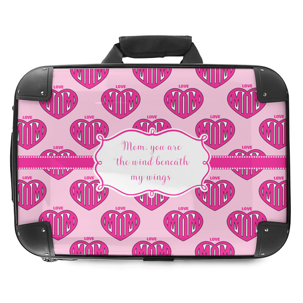 Custom Love You Mom Hard Shell Briefcase - 18"