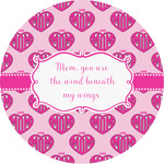 Love You Mom Multipurpose Round Labels - 2"