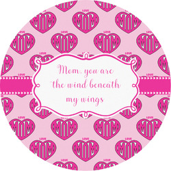 Love You Mom Multipurpose Round Labels - 2"