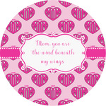 Love You Mom Multipurpose Round Labels - 3"