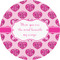 Love You Mom 3" Multipurpose Round Labels - Single Sticker