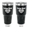 Love You Mom 30 oz Stainless Steel Ringneck Tumblers - Black - Double Sided - APPROVAL