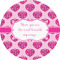 Love You Mom 5" Multipurpose Round Label - Single Sticker