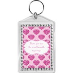 Love You Mom Bling Keychain