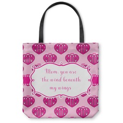 Love You Mom Canvas Tote Bag - Large - 18"x18"