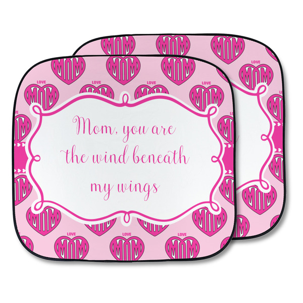 Custom Love You Mom Car Sun Shade - Two Piece