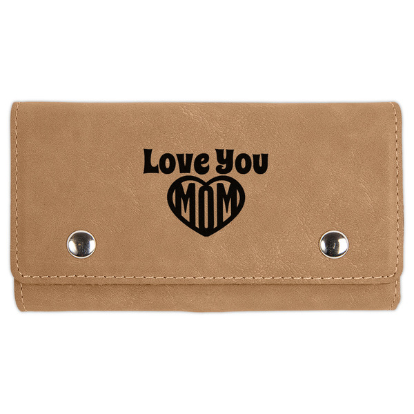 Custom Love You Mom Cards & Dice Set - Light Brown