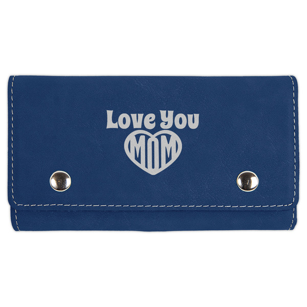 Custom Love You Mom Cards & Dice Set - Navy Blue