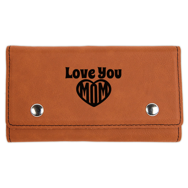 Custom Love You Mom Cards & Dice Set - Rawhide