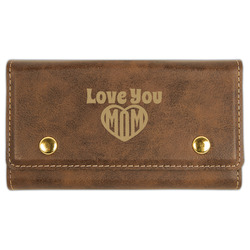 Love You Mom Cards & Dice Set - Rustic Brown