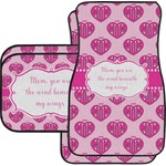 Love You Mom Car Floor Mats Set - 2 Front & 2 Back