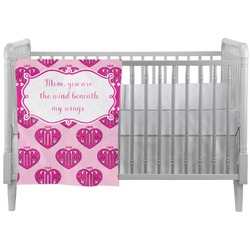 Love You Mom Crib Comforter / Quilt