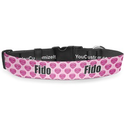 Love You Mom Deluxe Dog Collar - Small (8.5" to 12.5")
