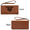 Love You Mom Ladies Wallets - Faux Leather - Rawhide - Front & Back View