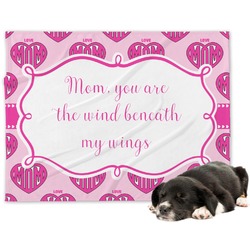 Love You Mom Dog Blanket - Regular