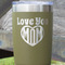 Love You Mom Olive Polar Camel Tumbler - 20oz - Close Up