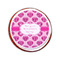 Love You Mom Printed Icing Circle - Small - On Cookie