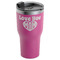 Love You Mom RTIC Tumbler - Magenta - Angled