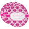 Love You Mom Round Paper Coaster - Main