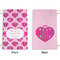 Love You Mom Small Laundry Bag - Front & Back View