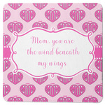 Love You Mom Square Rubber Backed Coaster