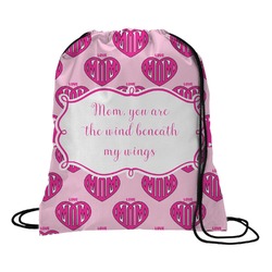 Love You Mom Drawstring Backpack - Small