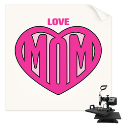 Love You Mom Sublimation Transfer