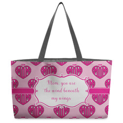 Love You Mom Beach Totes Bag - w/ Black Handles