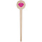 Love You Mom Wooden 4" Food Pick - Round - Single Pick