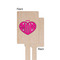 Love You Mom Wooden 6.25" Stir Stick - Rectangular - Single - Front & Back