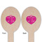 Love You Mom Wooden Food Pick - Oval - Double Sided - Front & Back