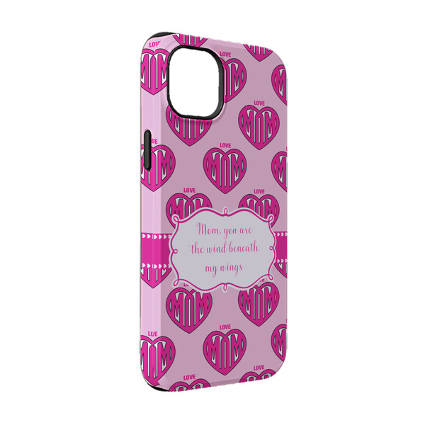 Custom Love You Mom iPhone Case - Rubber Lined - iPhone 14