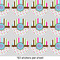 Stripes & Dots 1" Multipurpose Round Labels - Sheet