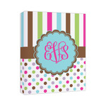 Stripes & Dots Canvas Print (Personalized)