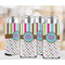 Stripes & Dots 12oz Tall Can Sleeve - Set of 4 - LIFESTYLE