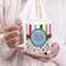 Stripes & Dots 20oz Coffee Mug - LIFESTYLE