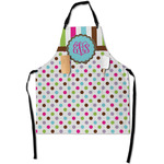 Stripes & Dots Apron With Pockets w/ Monogram