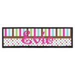 Stripes & Dots Bar Mat - Large (Personalized)