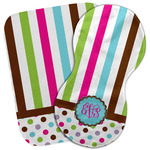 Stripes & Dots Burp Cloth (Personalized)