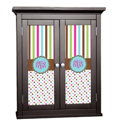 Stripes & Dots Cabinet Decal - Large (Personalized)