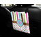 Stripes & Dots Car Bag - In Use