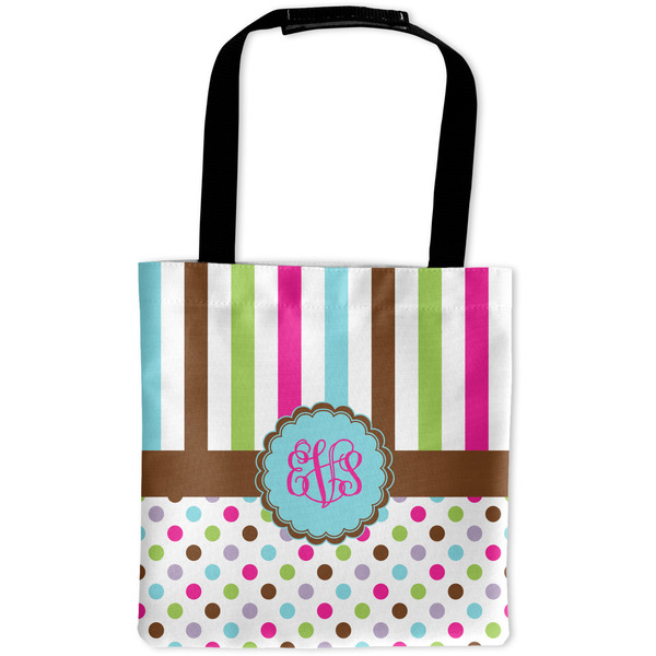 Custom Stripes & Dots Auto Back Seat Organizer Bag (Personalized)