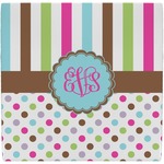 Stripes & Dots Ceramic Tile Hot Pad (Personalized)