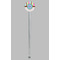 Stripes & Dots Clear Plastic 7" Stir Stick - Round - Single Stick