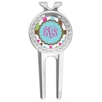 Stripes & Dots Golf Divot Tool & Ball Marker (Personalized)