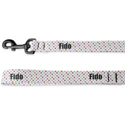 Stripes & Dots Deluxe Dog Leash (Personalized)