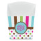 Stripes & Dots French Fry Favor Box - Front View