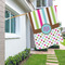 Stripes & Dots House Flags - Single Sided - LIFESTYLE